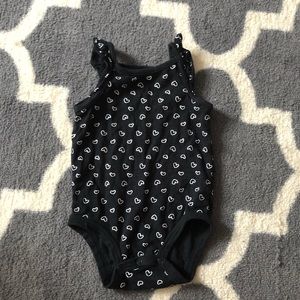 Carter’s Black Heart Onesie